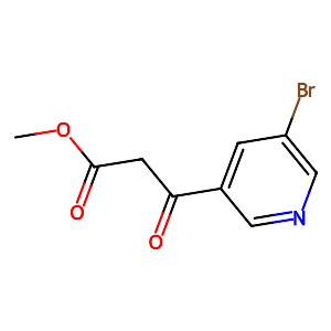 Methyl 5-bromonicotinoylacetate,205985-97-3