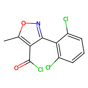 3-(2,6-Dichlorophenyl)-5-methylisoxazole-4-carbonyl chloride,4462-55-9