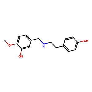 N-(p-Hydroxyphenethyl)-N-(3-hydroxy-4-methoxy)benzylamine,4579-60-6