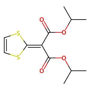 1,3-Bis(propan-2-yl) 2-(2H-1,3-dithiol-2-ylidene)propanedioate,59937-28-9