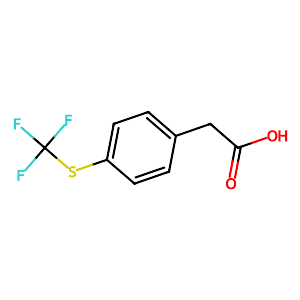 2-(4-((Trifluoromethyl)thio)phenyl)acetic acid,243977-23-3