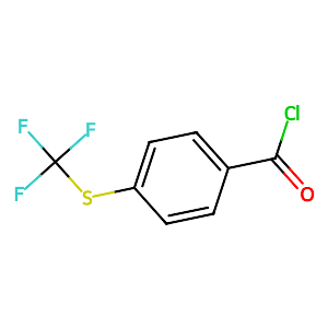 4-(Trifluoromethylthio)benzoyl chloride,330-14-3