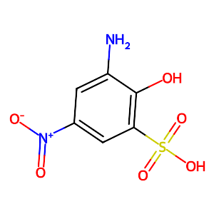 4-Nitro-2-aminophenol-6-sulfonic acid,96-67-3