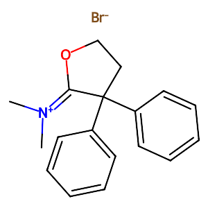 Dihydro-N,N-dimethyl-3,3-diphenyl-2(3H)-furaniminium bromide,37743-18-3