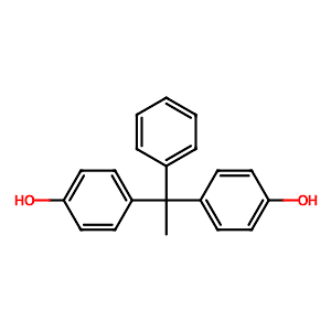 4,4'-(1-Phenylethylidene)bisphenol,1571-75-1