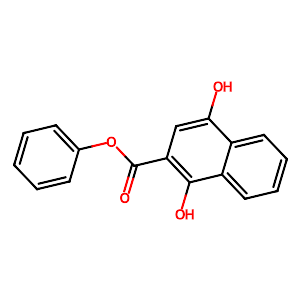 1,4-Dihydroxy-2-naphtoic acid phenyl ester,54978-55-1