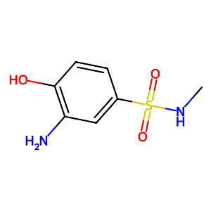 3-Amino-4-hydroxy-N-methyl-benzenesulfonamide,80-23-9