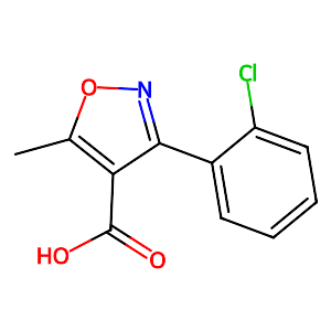 3-(2-Chlorophenyl)-5-methylisoxazole-4-carboxylic acid,23598-72-3