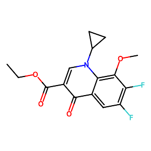 Ethyl 1-Cyclopropyl-6,7-difluoro-1,4-dihydro-8-methoxy-4-oxo-3-quinolinecarboxylate,112811-71-9