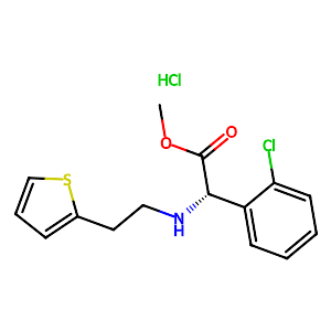 (S)-N-[2-(2-Thienyl)ethyl]-2-chlorophenyl glycine methyl ester HCl,141109-19-5