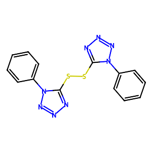 1,1-Diphenyl-bistetrazole-5,5-disulfide,5117-07-7