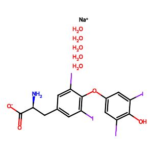 L-Thyroxine sodium salt pentahydrate,6106-07-6