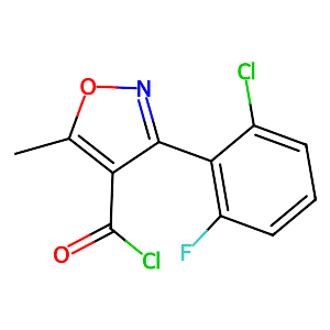 3-(2-Chloro-6-fluorophenyl)-5-methylisoxazole-4-carbonyl chloride,69399-79-7