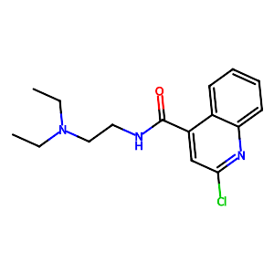 2-Chloro-N-[2-(diethylamino)ethyl]-4-quinolinecarboxamide,87864-14-0