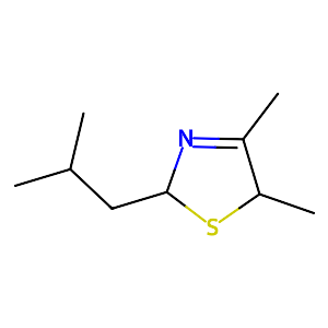 2-Isobutyl-4,5-dimethyl-3-thiazoline(mixture of isomers),65894-83-9