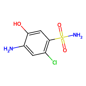 4-Amino-2-chloro-5-hydroxybenzensulfonamide,41606-65-9