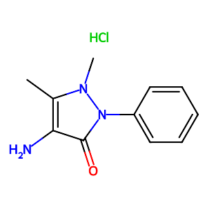 4-Aminoantipyrine HCl,22198-72-7