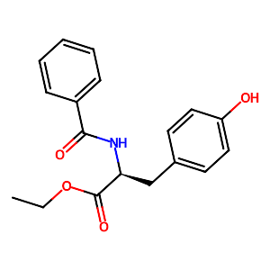 N-Benzoyl-L-tyrosine ethylester,3483-82-7
