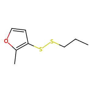 2-Methyl-3-(propyldisulfanyl)furan,61197-09-9