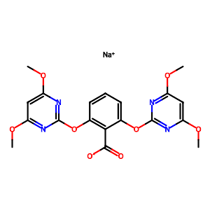 Bispyribac sodium,125401-92-5