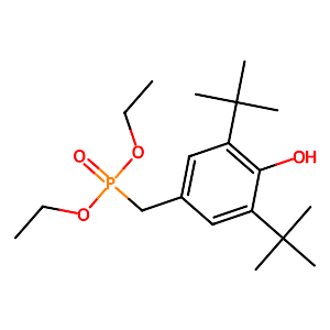 Diethyl 3,5-di-tert-butyl-4-hydroxybenzyl phosphate,976-56-7
