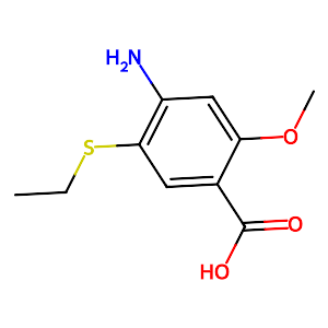 4-Amino-5-(ethylthio)-2-methoxybenzoic acid,71675-86-0