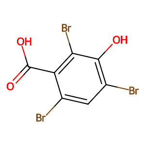 2,4,6-Tribromo-3-hydroxybenzoic acid,14348-40-4