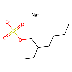 Sodium 2-ethylhexyl sulfate,126-92-1