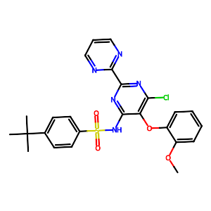 N-[6-Chloro-5-(2-methoxyphenoxy)[2,2'-bipyrimidin]-4-yl]-4-(1,1-dimethylethyl)-benzenesulfonamide,150727-06-3