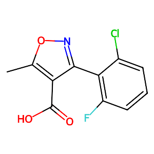 3-(2-Chloro-6-fluorophenyl)-5-methylisoxazole-4-carboxylic acid,3919-74-2