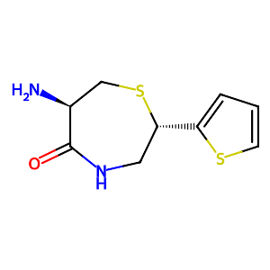 (2S,6R)-6-Amino-2-(2-thienyl)-1,4-thiazepan-5-one,110221-26-6