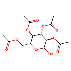 2,3,4,6-Tetraacetyl-D-glucose,10343-06-3