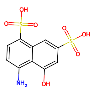 4-Amino-5-hydroxynaphthalene-1,7-disulfonic acid,130-23-4