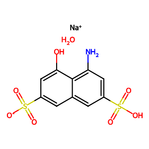 8-Amino-1-naphthol-3,6-disulfonic acid monosodium salt monohydrate,5460-09-3