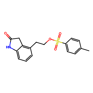 4-[2-[[(4-methylphenyl)sulfonyl]oxy]ethyl]-2-oxoindole,139122-20-6