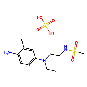 N-(2-((4-Amino-3-methylphenyl)(ethyl)amino)ethyl)methanesulfonamide sulfate(2:3),25646-71-3