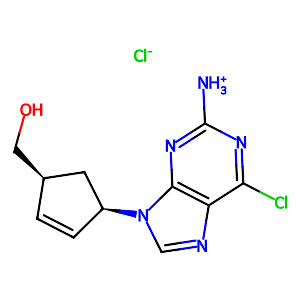 (1S, 4R)-4-(2-Amino-6-chloro-9H-purin-9-yl)-2-cyclopentene-1-methanol hydrochloride,172015-79-1
