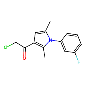 2-Chloro-1-[1-(3-fluorophenyl)-2,5-dimethyl-1h-pyrrol-3-yl]ethanone,315710-85-1