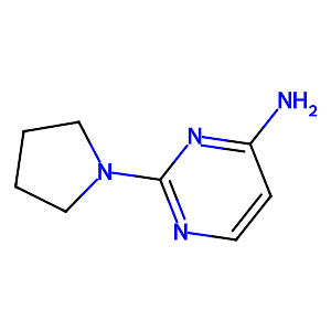 2-(Pyrrolidin-1-yl)pyrimidin-4-amine,33851-99-9