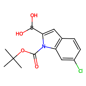 1-BOC-6-chloroindole-2-boronic acid,352359-22-9