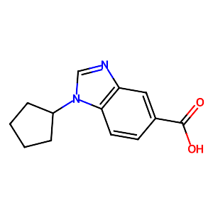 1-Cyclopentyl-1,3-benzodiazole-5-carboxylic acid,702669-05-4