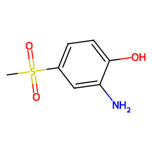 2-Amino-4-(methylsulfonyl)phenol,98-30-6