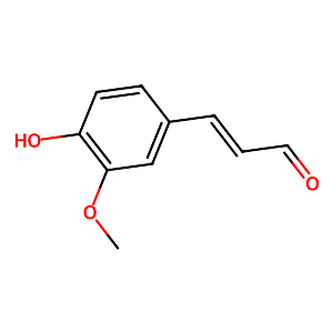 4-Hydroxy-3-methoxycinnamaldehyde,458-36-6