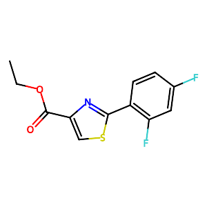 Ethyl 2-(2,4-difluorophenyl)thiazole-4-carboxylate,175276-93-4