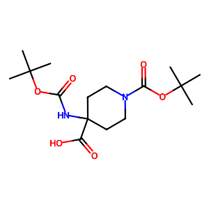 1-Boc-4-(Boc-amino)piperidine-4-carboxylic Acid,189321-65-1