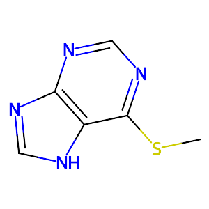 6-(Methylthio)purine,50-66-8