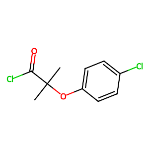 2-(4-Chlorophenoxy)-2-methylpropanoyl chloride,5542-60-9