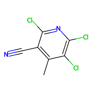 2,5,6-Trichloro-4-methyl-3-pyridinecarbonitrile,63195-39-1