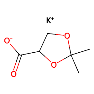 Potassium 2,2-dimethyl-1,3-dioxolane-4-carboxylate,83400-91-3