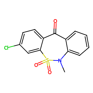3-Chloro-6,11-dihydro-6-methyl-5,5,11-trioxodibenz[c,f][1,2]thiazeptine,26638-53-9